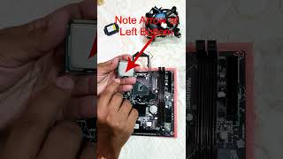 installing a Intel CPU into an Zebronics motherboard shorts [upl. by Dnomsad]