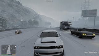 Dodge Challenger Walk throughTest Drive Vinewood Hills to Sandy Shores [upl. by Cuttler119]