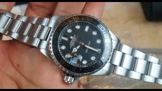 ASMR STEINHART Ocean 1 39 How To Remove or Install Stainless Steel Watch Band Links [upl. by Ricki]