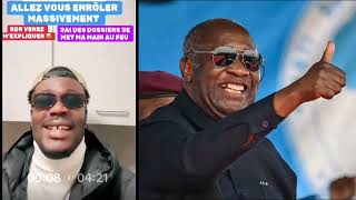 Le nom de Gbagbo est sur la liste électorale Allez vous enrôler [upl. by Ruelle887]