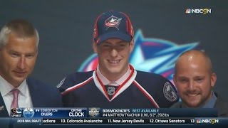 2016 NHL Draft Blue Jackets select PierreLuc Dubois [upl. by Dalston909]