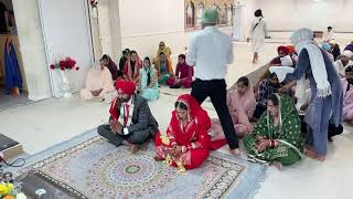 Malkeet Singh Weds Kirandeep Kaur  Anand Karaj [upl. by Ynneg932]