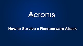 How to survive a Ransomware attack with Acronis Backup Cloud and Active Protection [upl. by Steffen171]