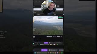 xQc Reacts to CDawgVA livestreaming while Paragliding [upl. by Muslim]