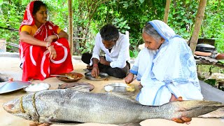 3kg ওজনের সুন্দরবনের পাকা ছেলে মাছের দুধরণের রান্না  First time cooking sundarbon river chele fish [upl. by Ttenna]