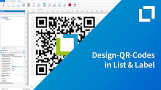 DesignQRCodes in List amp Label erstellen und konfigurieren [upl. by Roderich94]