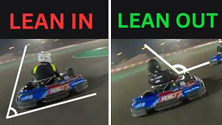 How to LEAN in Karting tutorial [upl. by Nowahs909]