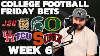 Friday CFB Picks Week 6 College Football Bets With Kyle Kirms October 4th [upl. by Leor869]