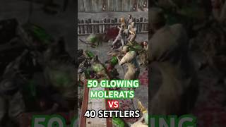 fallout4 1231 S6 50 GLOWING MOLERATS VS 40 SETTLERS ArenabattleTournaments [upl. by Razatlab]