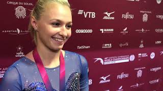 Daria Spiridonova  Interview  2018 World Championships [upl. by Maximilianus]