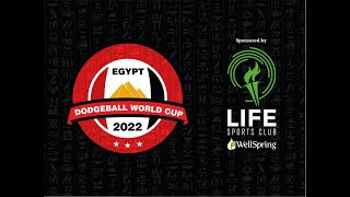 Dodgeball World Cup 2022  Men  Final  Egypt vs Malaysia  Closing Ceremony [upl. by Auhs]