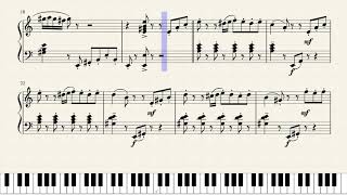 M Le Coz  Tango Charlie Piano Sheet [upl. by Allimak]