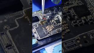 cleaning pcb pads [upl. by Samira]