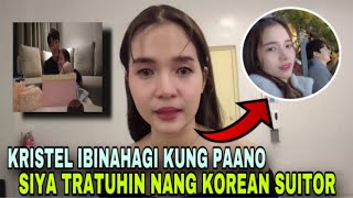 KRISTEL FULGAR IBINAHAGI SA PUBLIKO GANITO PALA SIYA ITINURING NANG KOREAN SUITOR SA KOREA [upl. by Sesilu]