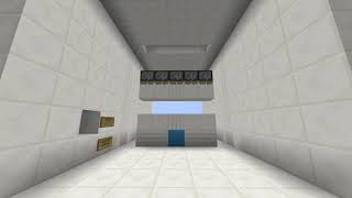 Seamless 7x7 piston door in Minecraft No slimesand [upl. by Ahsyad]