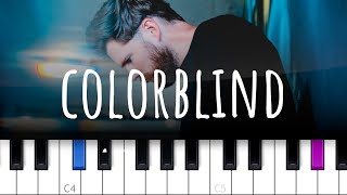 Mokita  colorblind piano tutorial [upl. by Bernelle937]