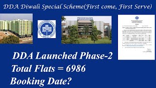 DDA First come first serve Phase2 I DDA Housing scheme 6986 flats I DDA flats in Dwarka I DDA flats [upl. by Hyams]