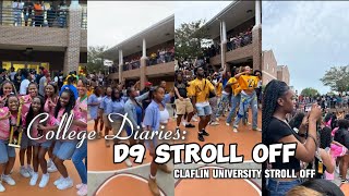 College Diaries D9 Stroll Off Claflin University Stroll Off [upl. by Nodababus]