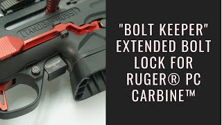 TANDEMKROSS  quotBolt Keeperquot Extended Bolt Lock for Ruger® PC Carbine™  Install Instructions [upl. by Cissiee730]