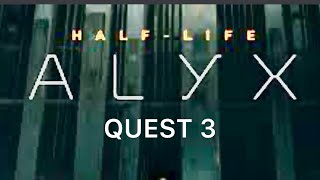 HALF LIFE ALYX  Quest 3 [upl. by Dallas327]