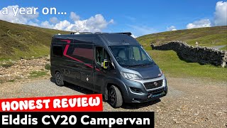 Our ELDDIS CV20 Campervan  A year on including VAN TOUR  HONEST REVIEW [upl. by Esinyt]