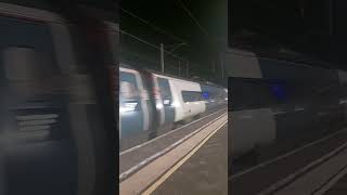 Class 390 Pendolino departing Oxenholme Lake District wcml train railway pendolino cumbria [upl. by Airotal]