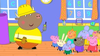 Mr Bull The Teacher 🔨  Peppa Pig Official Full Episodes [upl. by Brendis]