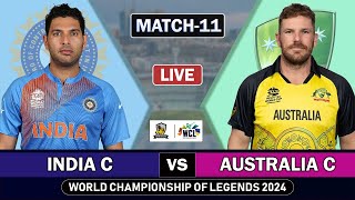 India vs Australia Live Scores amp Commentary  World Championship of Legends  IND vs AUS LIVE [upl. by Cherri]