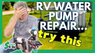 RV Water Pump Problem amp Solution [upl. by Ynafit]