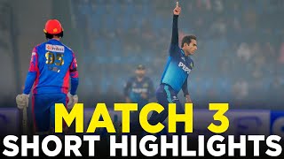 Short Highlights  Multan Sultans vs Karachi Kings  Match 3  HBL PSL 9  M2A1A [upl. by Adlemy]