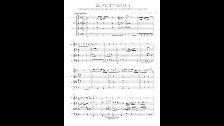 Franz Anton Hoffmeister – Quartetto Nr 4 solo Kontrabaß Violine Bratsche Violoncello [upl. by Beatrix]