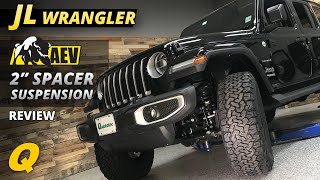 AEV 2quot Spacer Lift Review for Jeep Wrangler JL [upl. by Scammon]