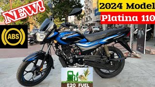 2024 Model Pletina 110 ABS Detailed Review  On Road Price  Mileage And Specification [upl. by Eimerej718]