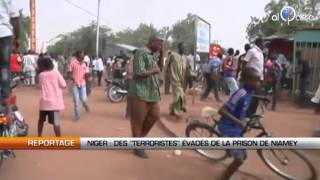 Niger  Des « terroristes » évadés de la prison de Niamey [upl. by Alair]