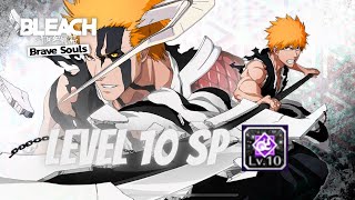 Bleach Brave Souls Resurrected True Bankai Ichigo 15 Max SP [upl. by Tamarra]