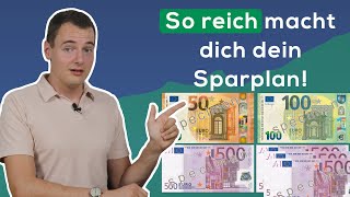 So viel Vermögen schafft dein Sparplan in 5  50 Jahren [upl. by Eeldivad]