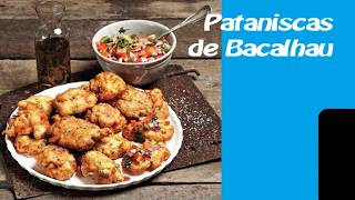 PATANISCAS DE BACALHAU  RECEITAS [upl. by Parry]