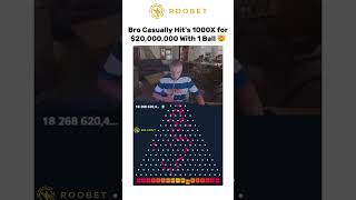 Bro will never work AGAINroobet plinko roulette shorts short viral casino slots [upl. by Vallie]