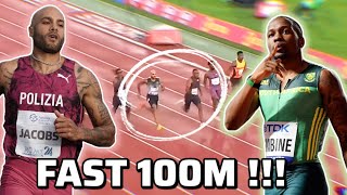 Akani Simbine agains Lamont Marcell Jacobs in the 100m at the 2024 Oslo Diamond League [upl. by Xirtaeb]