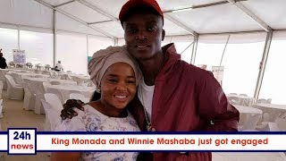 King Monada and Winnie Mashaba just got engaged [upl. by Itsym]