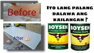 Paano Magpintura ng Plywood  Tutorial  step by step  DIY like a PRO [upl. by Acirretal126]