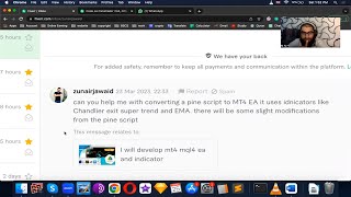 Converting Pine Script to MT4 EA A Discussion with a Forex Programmer [upl. by Llerut]