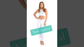 💗 New White Skinny Jeans whitejeans wtw skinny newarrival 4u white skinnyjeans [upl. by Aizirk]