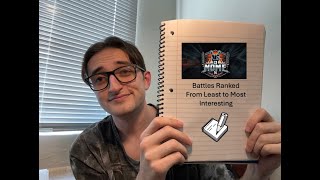 URL NOME 14 Battles Ranked from Least to Most Interesting [upl. by Draneb]