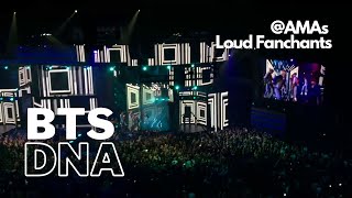 BTS  DNA 171119 Loud Fanchant AMAs [upl. by Kristof]