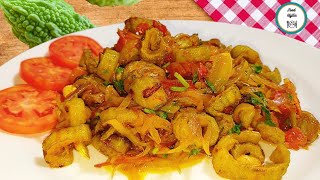 Karela Pyaz Recipe  Food Idyllic [upl. by Lea]