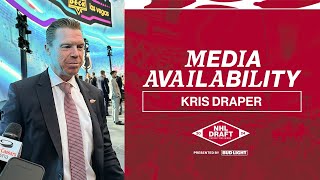 Kris Draper 2024 NHL Draft Day 2  June 29 2024 [upl. by Suiremed]