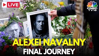 Alexei Navalny Funeral LIVE  Mourners Lay Flowers At Navalnys Graveside  Putin  Russia  IN18L [upl. by Bail320]