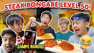 GILE STEAK MANDI BONCABE LEVEL 50 1 BOTOL PEDESNYA SAMPE NANGIS [upl. by Kabab]