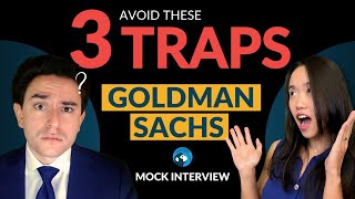 Goldman Sachs Investment Banking Mock Interview Avoid These 3 Traps [upl. by Balduin646]